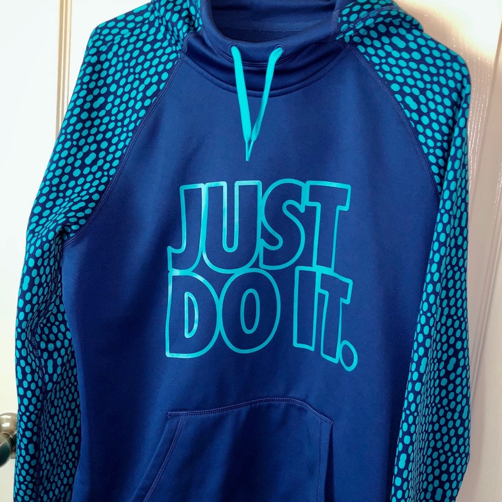 NIKE Therma-fit Blue Hoodie